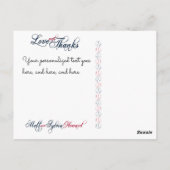 野球結婚のサンキューカード1-HOWARD結婚 ポストカード (裏面)