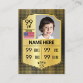 野球統計シールドカード野球取引カード コーリングカード (正面)