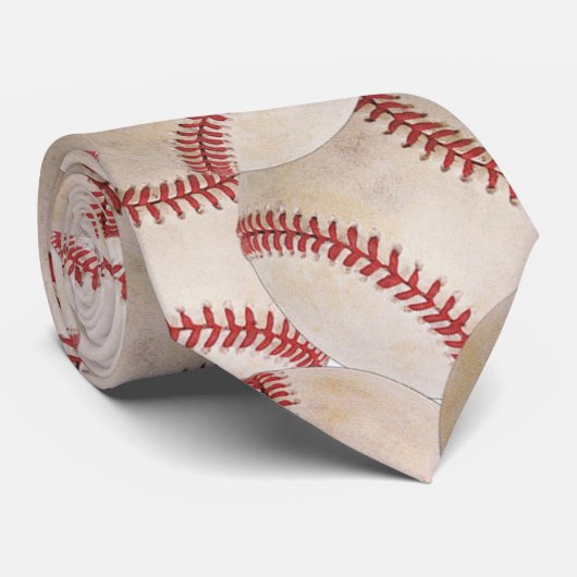 野球背景 ネクタイ (ロール)