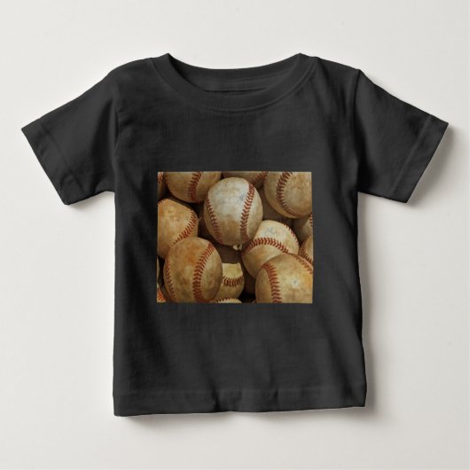 野球芸術 ベビーTシャツ (正面)