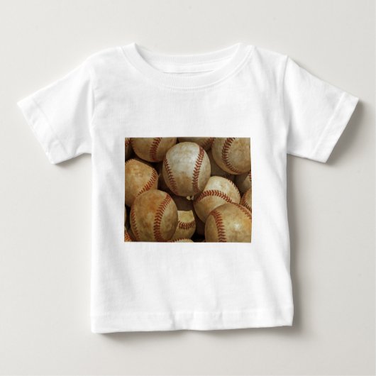 野球芸術 ベビーTシャツ (正面)