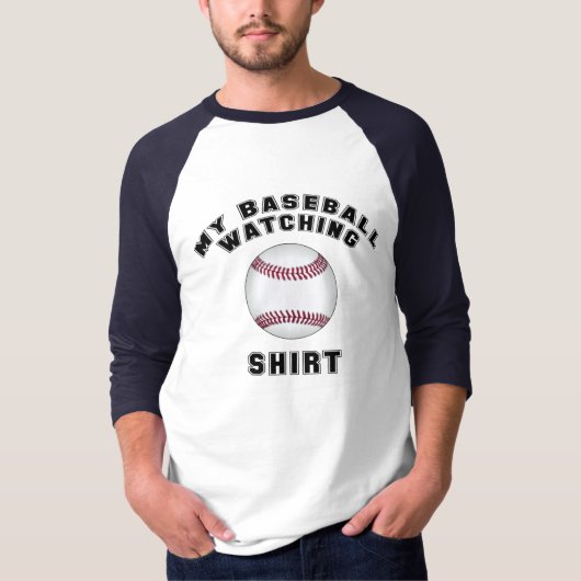 野球観戦の私のTシャツ Tシャツ (正面)