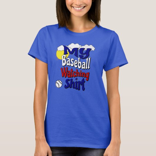 野球観戦Tシャツ Tシャツ (正面)
