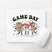 野球試合日ヴィンテージマザーズ日女性男輝 マウスパッド (マウス)