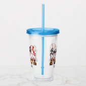 野球誇りを持ったのママ – Game Day Favast アクリルタンブラー (右)