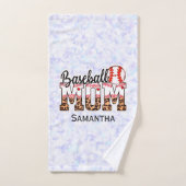 野球誇りを持ったのママ – Game Day Favast バスタオルセット (ハンドタオル)