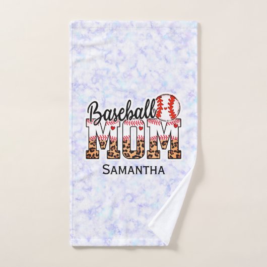野球誇りを持ったのママ – Game Day Favast バスタオルセット (ハンドタオル)