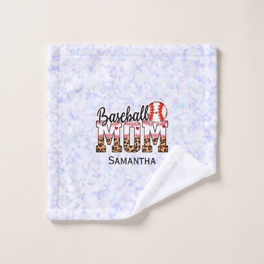 野球誇りを持ったのママ – Game Day Favast バスタオルセット (ウォッシュタオル)