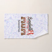 野球誇りを持ったのママ – Game Day Favast バスタオルセット (ハンドタオル)