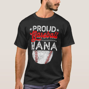 野球誇りを持ったナナ・マザーズ・デースポーツ愛好家ママ Tシャツ