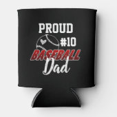 野球誇りを持ったパパ選手の数 缶クーラー (正面)