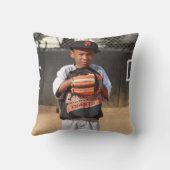 野球誇りを持ったママ装飾用クッション クッション (裏面)