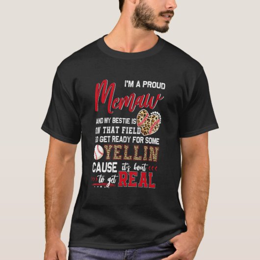 野球誇りを持ったミュー野球家族マッチング1 Tシャツ (正面)