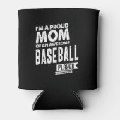 野球誇りを持った選手のマ素晴らしマ 缶クーラー (正面)