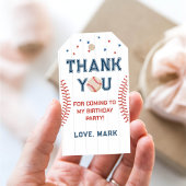 野球誕生日ありがとう ギフトタグ