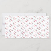 野球誕生日サンキューフォトカード サンキューカード (裏面)