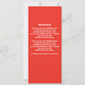 野球誕生日チケット 招待状 (裏面)