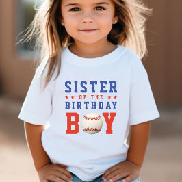 野球誕生日パーティー兄弟姉妹シスターTシャツ Tシャツ