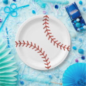 野球誕生日プレート ペーパープレート (パーティー)