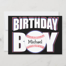 野球誕生日ボーイカスタムー野球選手の名前 カード