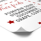 野球誕生日マイルストーンサインバッターアップ ポスター (角)