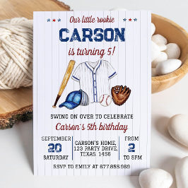 野球誕生日招待状バッターアップ 招待状