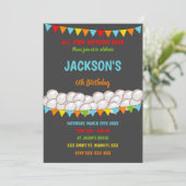 野球誕生日招待状 招待状 (スタンド正面)