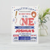 野球誕生日招待状 招待状 (スタンド正面)