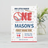 野球誕生日招待状 招待状 (スタンド正面)