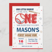 野球誕生日招待状 招待状 (正面/裏面)