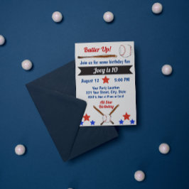 野球誕生日招待状 招待状