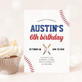 野球誕生日招待状 招待状