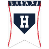 野球誕生日旗 バンティングフラッグ (第2の旗)