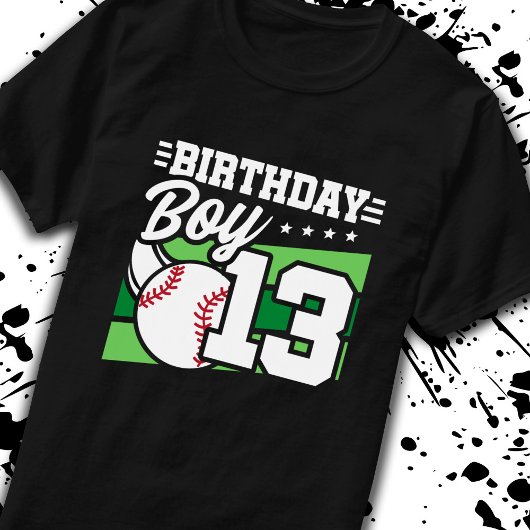 野球誕生日13歳ボーイ13誕生日 Tシャツ