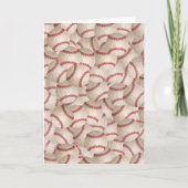 野球誕生日 カード (正面)