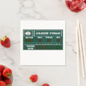 野球誕生日│スコアボード│パーティー スタンダードカクテルナプキン (インサイチュ)