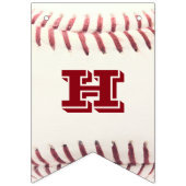 野球赤カスタム旗 バンティングフラッグ (第2の旗)