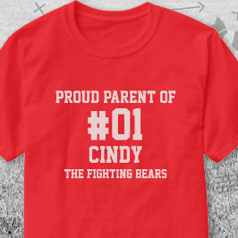 野球赤白チーム Tシャツ