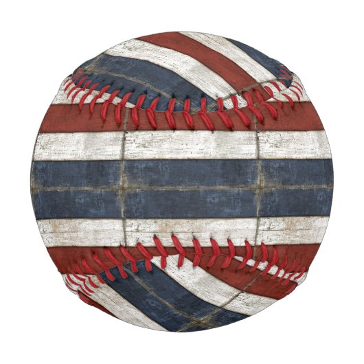 野球赤白青スポーツアウトドア記念品 野球ボール (正面)