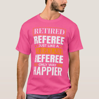 野球退職したRefのバスケットボール基準デザイン Tシャツ