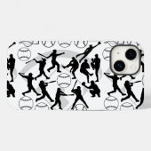 野球遊のパターン.w Case-Mate iPhoneケース (裏面 (横))