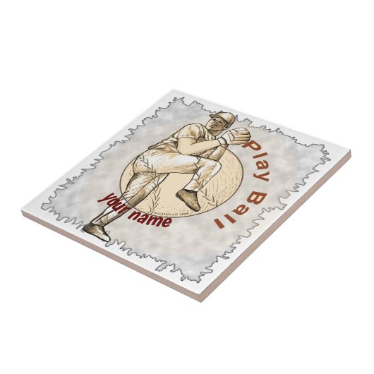 野球遊投手 タイル (側面)