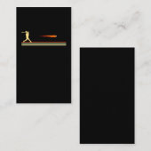 野球選手がソフトボールおもしろいのバッターガールを増員 名刺 (正面/裏面)