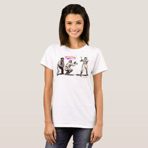 野球選手こうもり Tシャツ