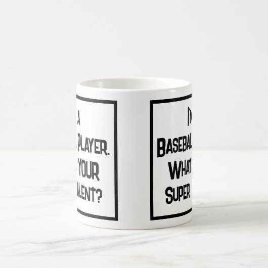 野球選手のすごい才能。コーヒーマグ コーヒーマグカップ (中央)