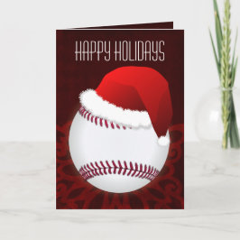 野球選手のためのクリスマスカード シーズンカード