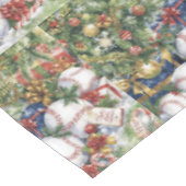 野球選手のためのクリスマステーマ テーブルクロス (アングル)