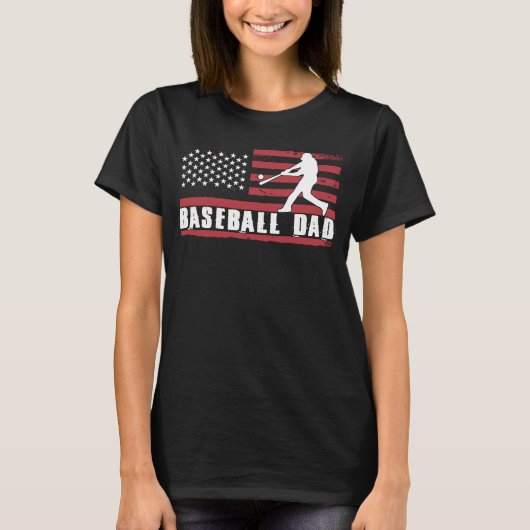 野球選手のための愛国野球引用文私たちf tシャツ (正面)
