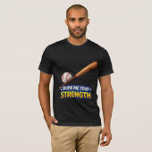 ⚾ 野球選手のエネルギー - 試合当日の雰囲気 Tシャツ (正面フル)