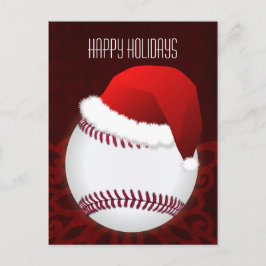 野球選手のクリスマスカード シーズンポストカード